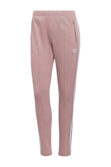 adidas broek bruin roze|adidas trainers broek.